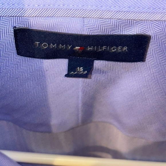 Tommy Hilfiger Button Down Regular Fit Size 15 - Picture 7 of 8